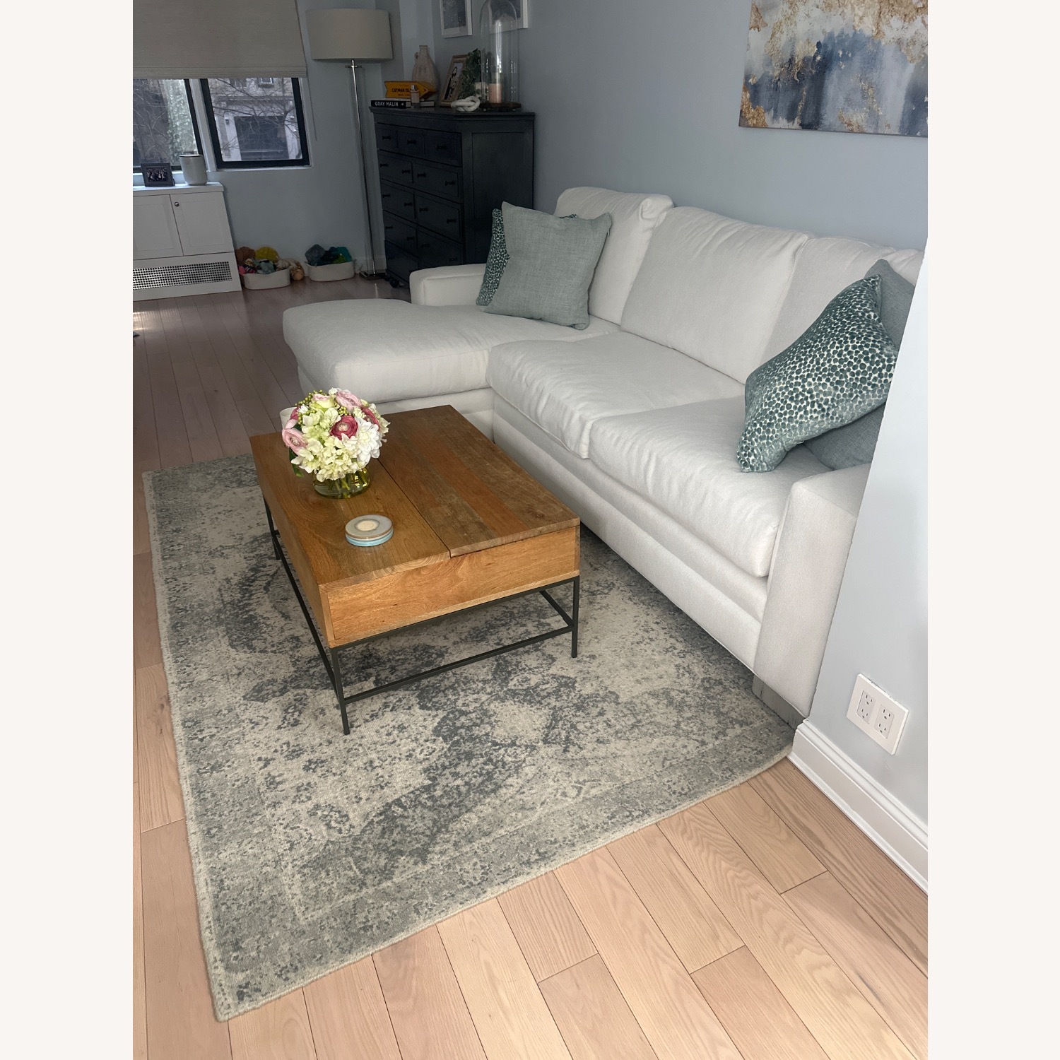 Pottery Barn Barrett Printed Wool Rug - image-1