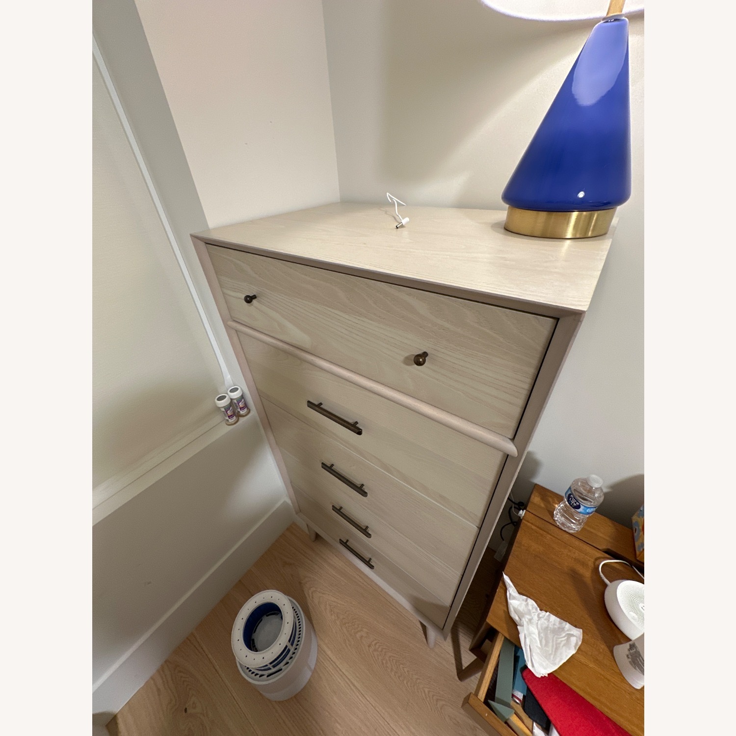 West Elm Mid-Century White Wood Dresser - image-2