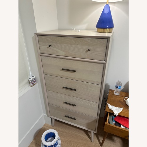 Used West Elm Mid-Century White Wood Dresser for sale on AptDeco