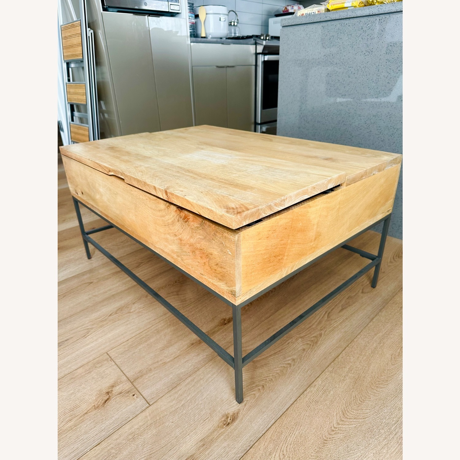 West Elm Industrial Pop-Up Coffee Table - image-5