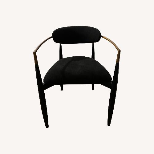 Used Arhaus Jagger Black Armchair for sale on AptDeco