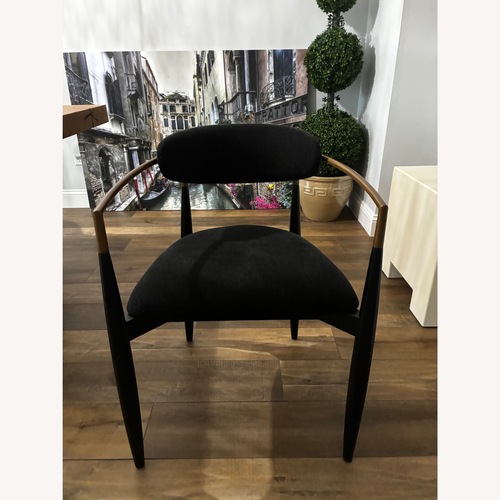 Used Arhaus Jagger Black Armchair for sale on AptDeco