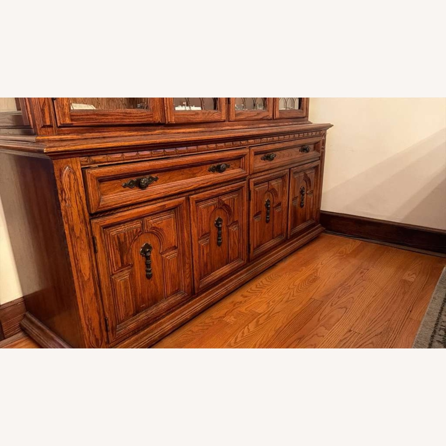 Brown Hutch / Wall Unit - image-3