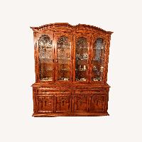Brown Hutch / Wall Unit