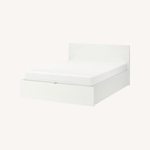 Used IKEA Queen MALM Bed With Storage for sale on AptDeco