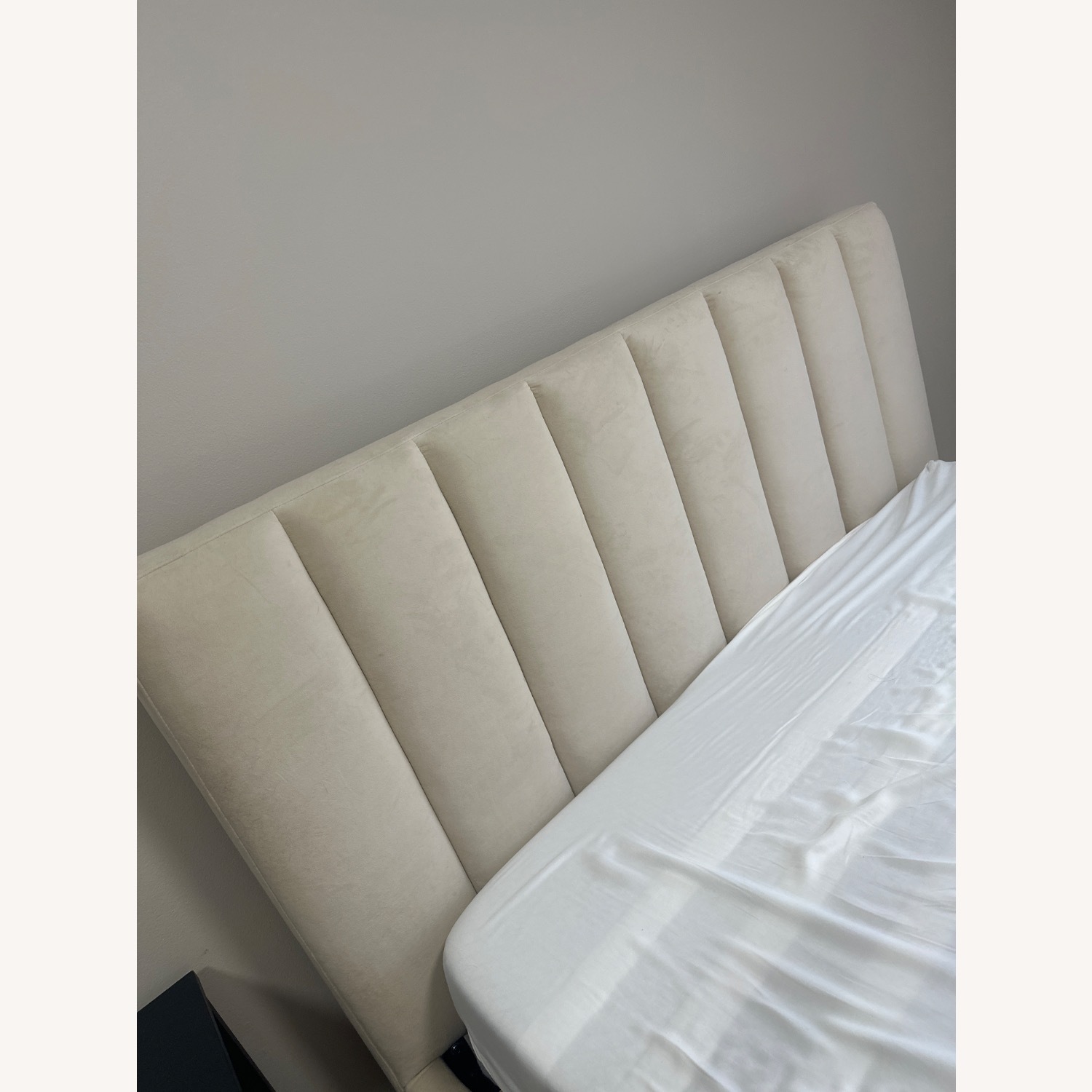 West Elm Natural Emmett Channeled Low Profile Bed - image-5
