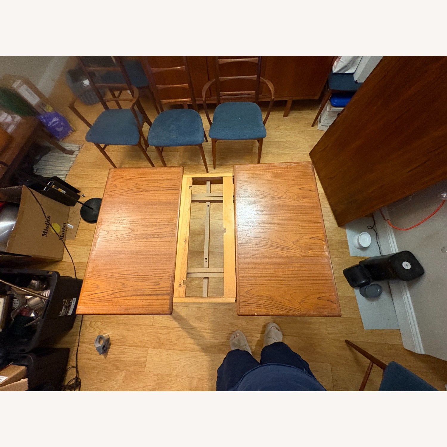 Danish Modern Teak Dining Room Set - image-4