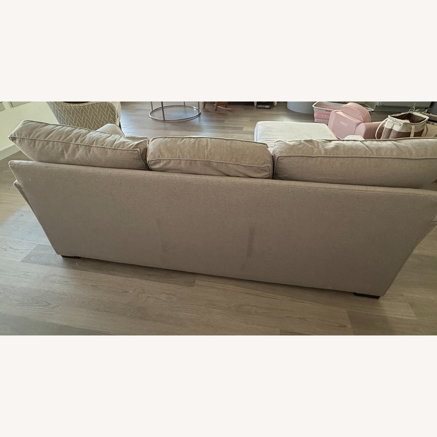 Jonathan Louis Gray 3 Seat Couch with Chaise  - image-3