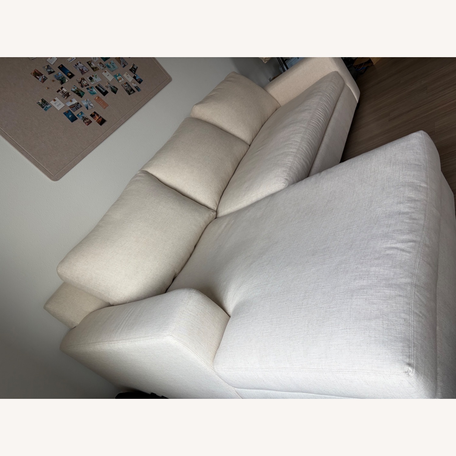 Pottery Barn Big Sur White 2 Piece Sectional - image-3