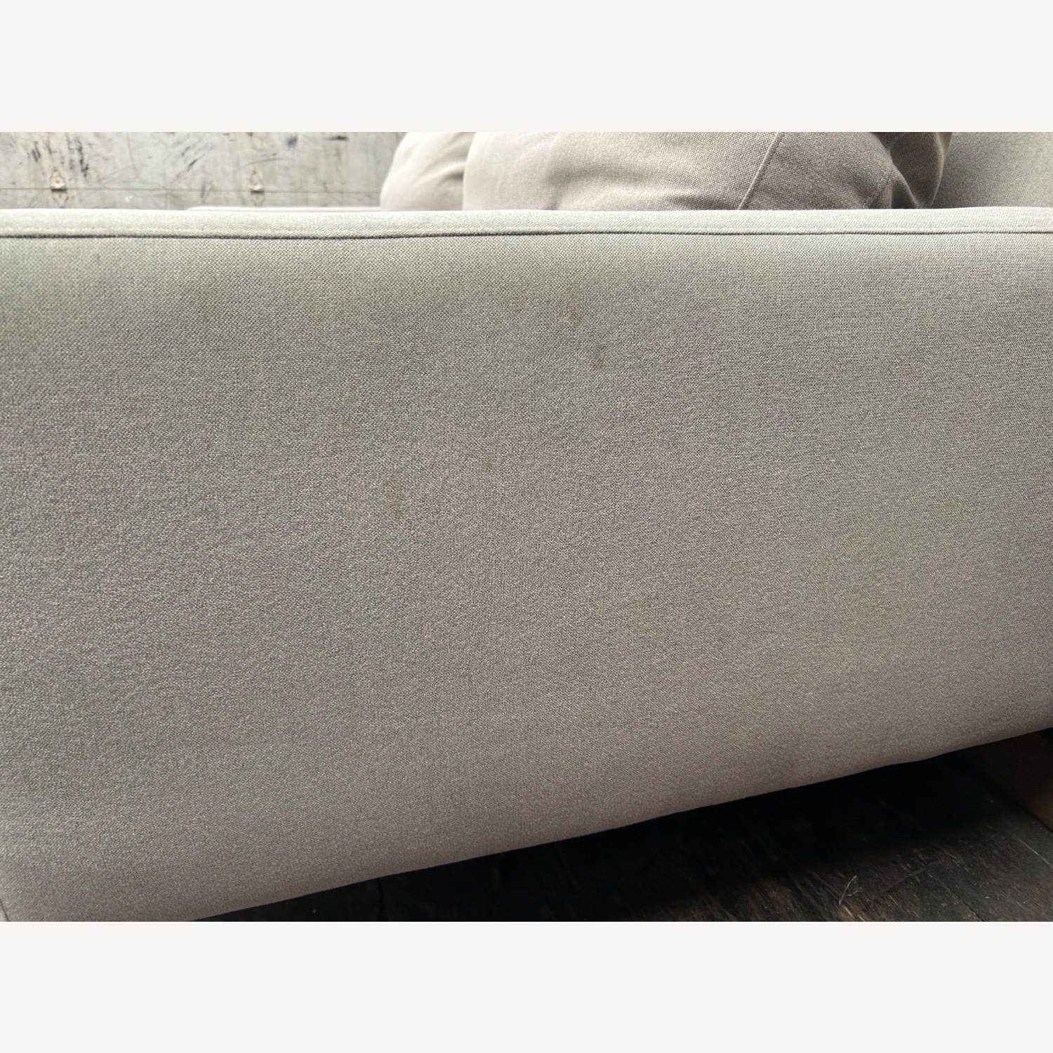 Light Gray Fabric Chaise Lounge - image-4