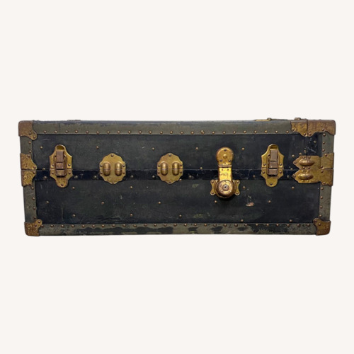 Used Antique Steamer Trunk Dresser HW Mountree for sale on AptDeco
