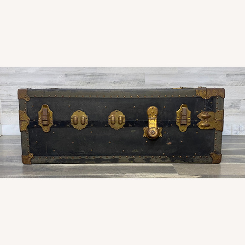 Used Antique Steamer Trunk Dresser HW Mountree for sale on AptDeco