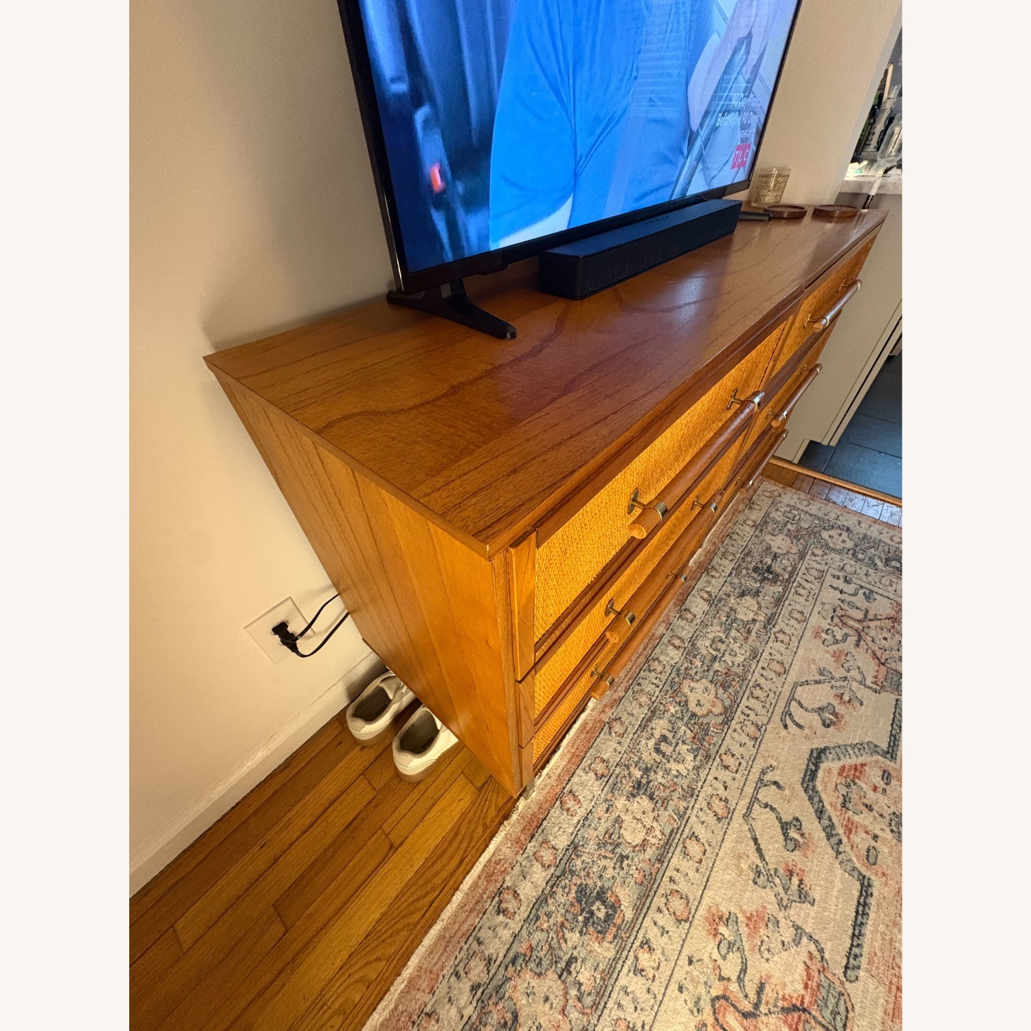 Hopper Studio Natural Wood Double Dresser - image-2