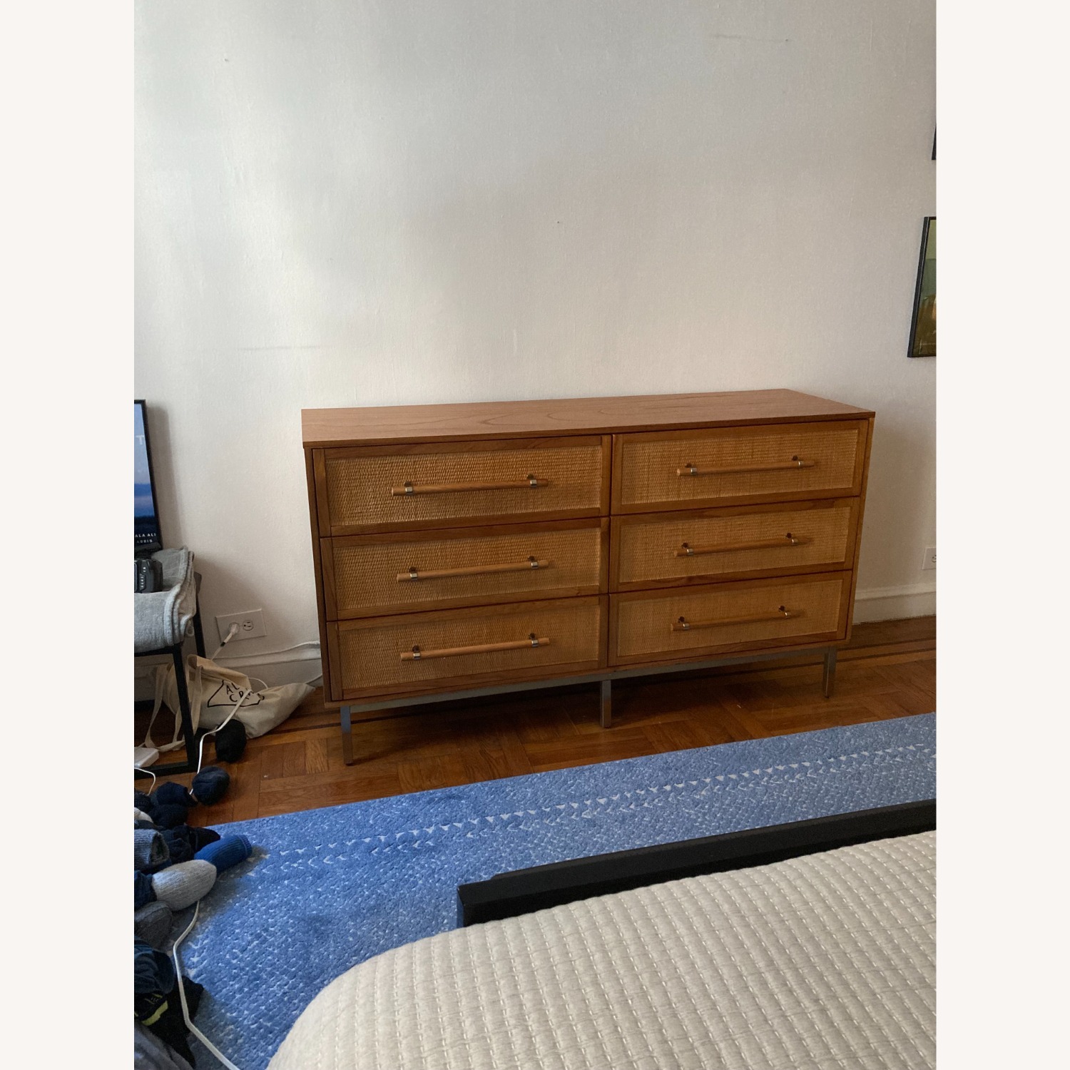 Hopper Studio Natural Wood Double Dresser - image-1