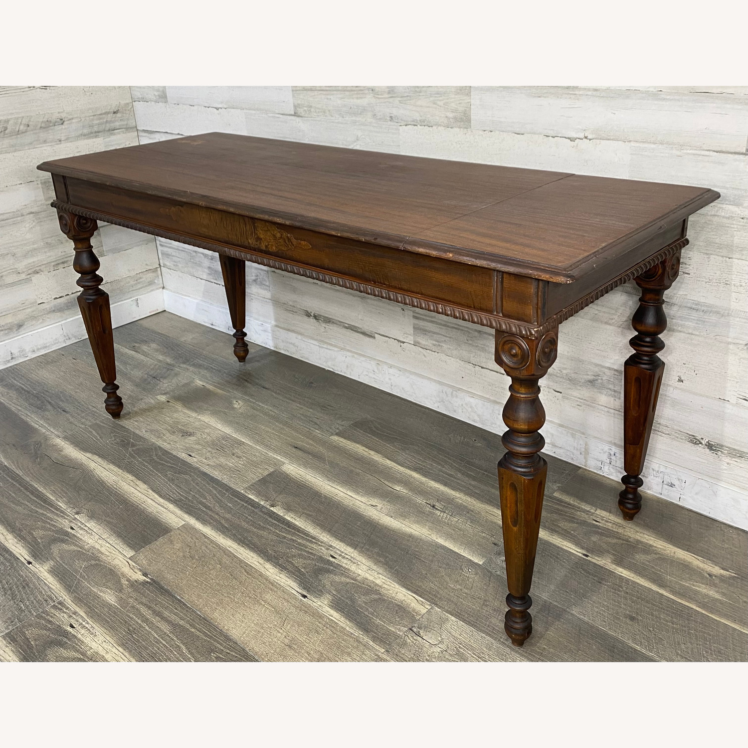 Antique Writing Desk Sofa Table - image-7
