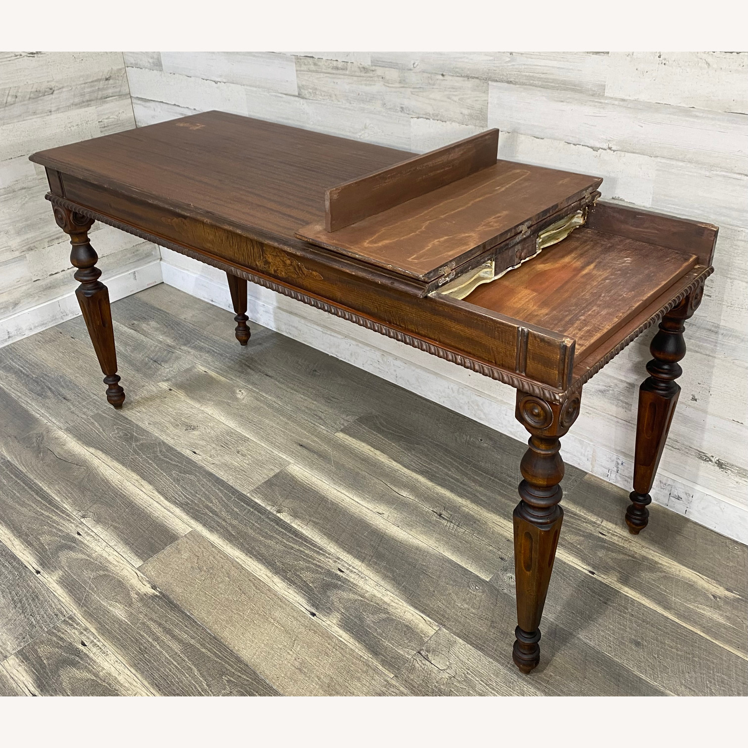 Antique Writing Desk Sofa Table - image-1