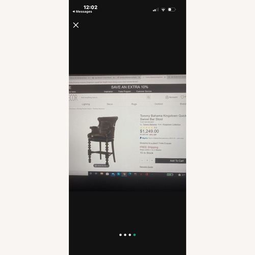 Used Tommy Bahama Stools  for sale on AptDeco