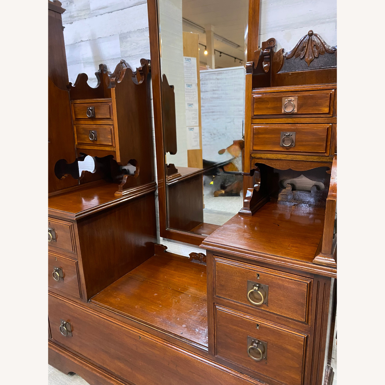 Antique Victorian Vanity Dresser - image-3