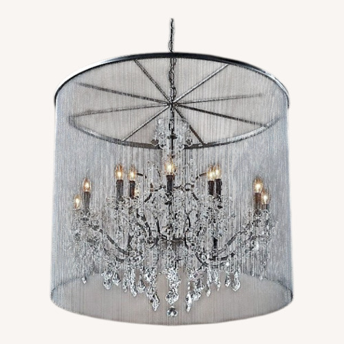 Used Restoration Hardware Vaille Crystal Chandelier for sale on AptDeco