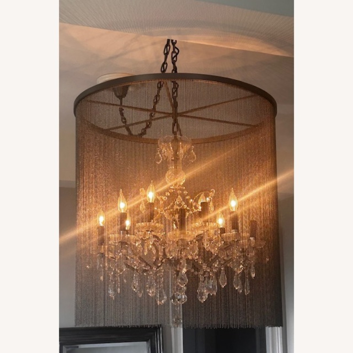 Restoration Hardware Vaille Crystal Chandelier - image-4