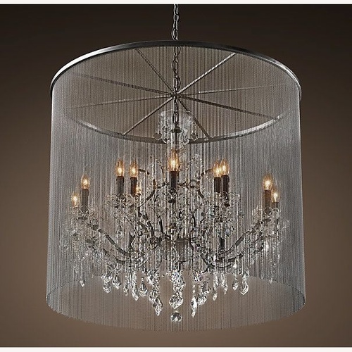 Used Restoration Hardware Vaille Crystal Chandelier for sale on AptDeco