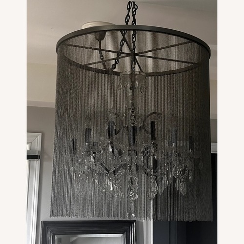 Used Restoration Hardware Vaille Crystal Chandelier for sale on AptDeco