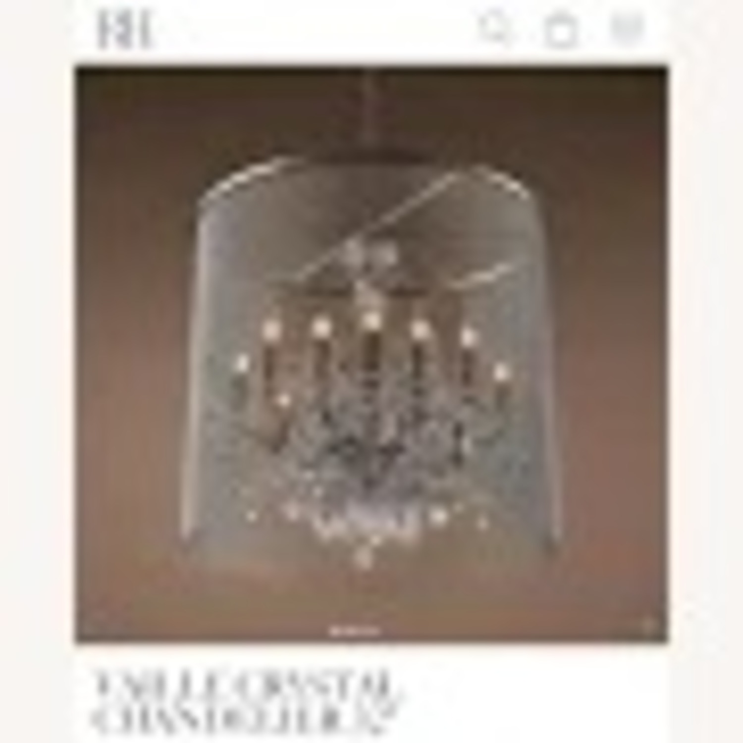 Restoration Hardware Vaille Crystal Chandelier - image-2