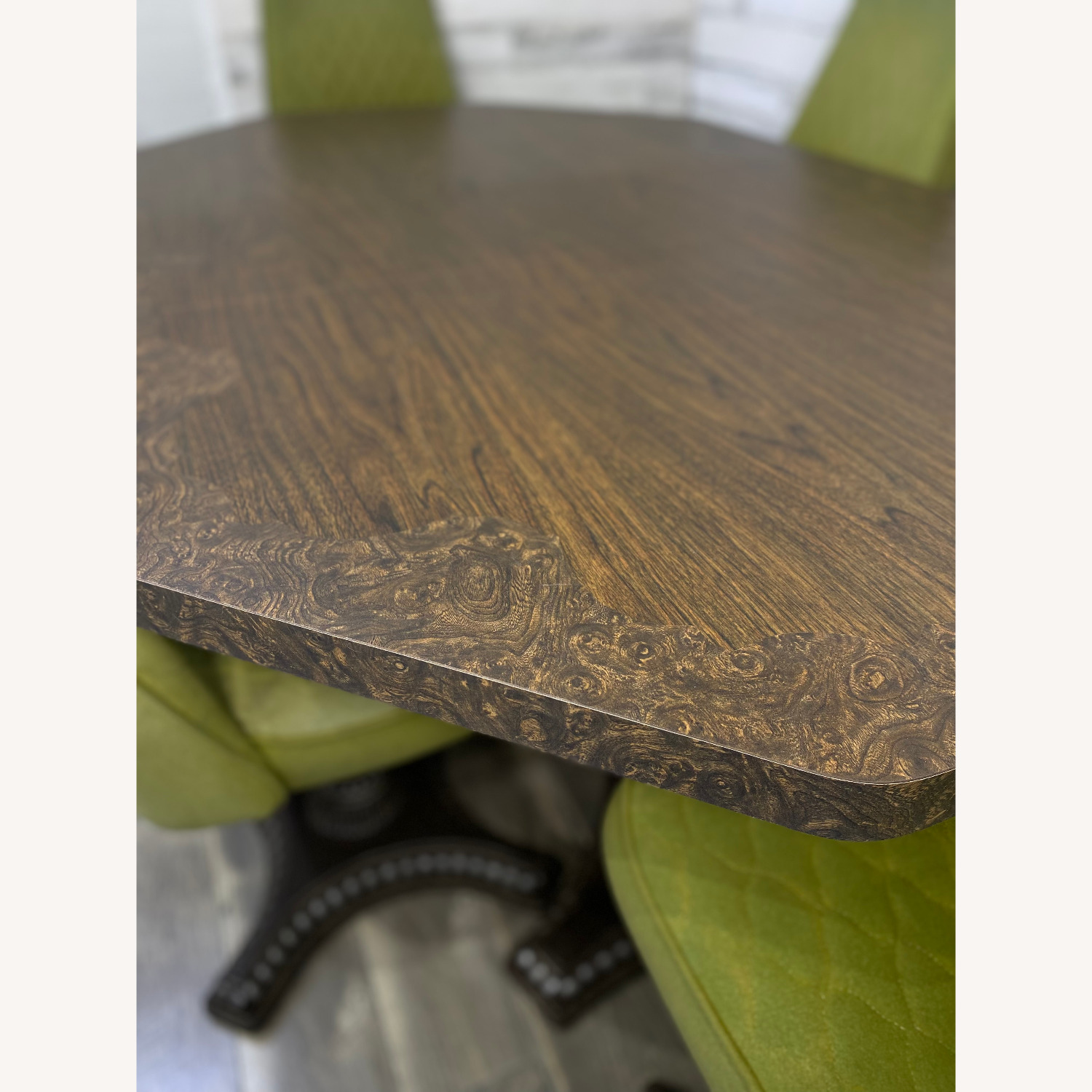 American Metalcraft Mid Century Dining Set Green Chairs Metal Craft - image-13