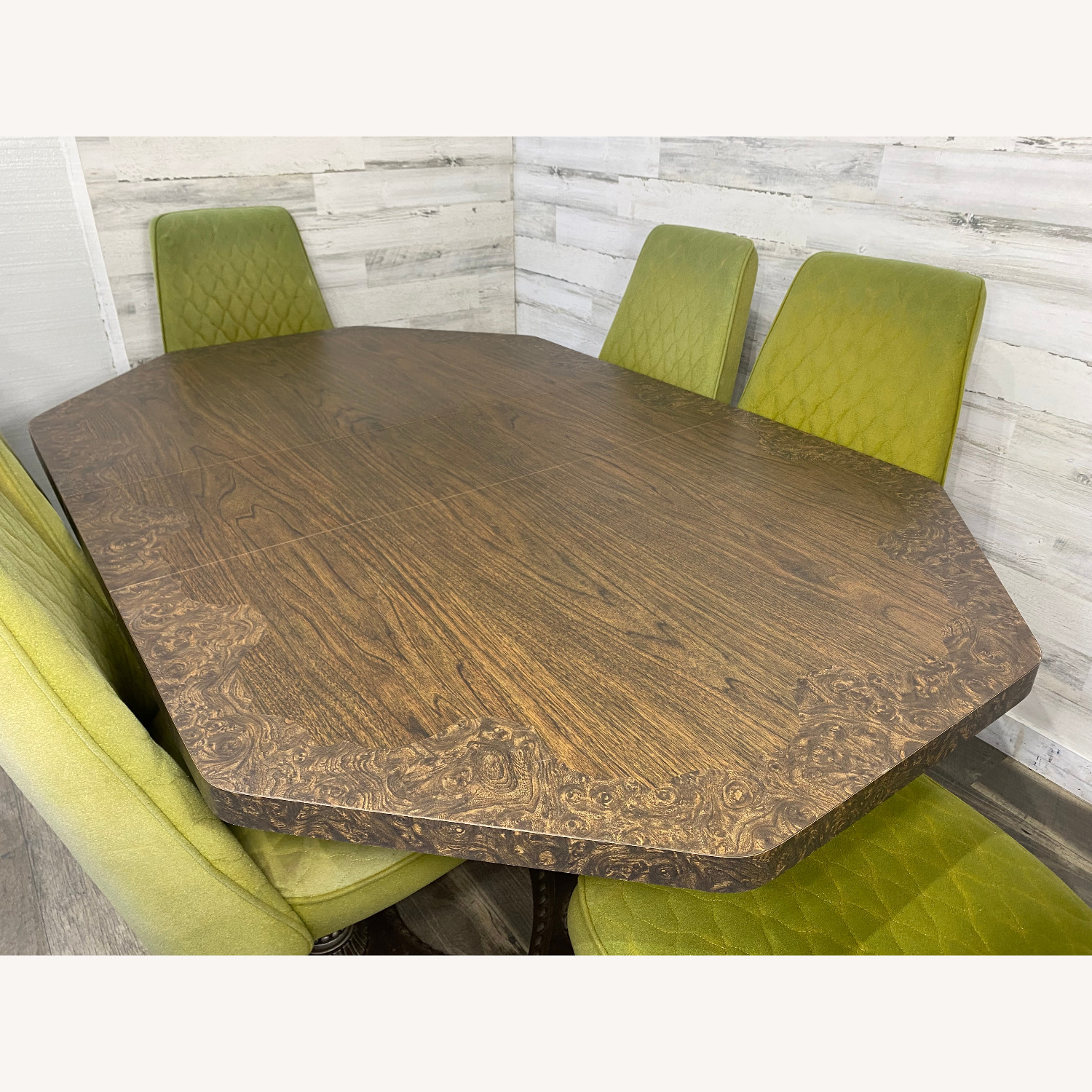 American Metalcraft Mid Century Dining Set Green Chairs Metal Craft - image-14