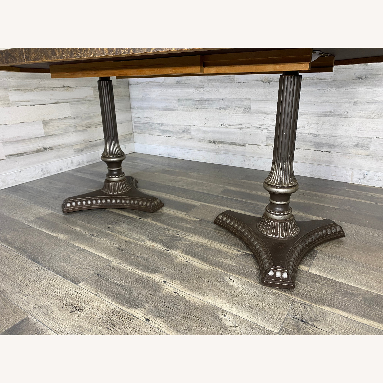 American Metalcraft Mid Century Dining Set Green Chairs Metal Craft - image-17