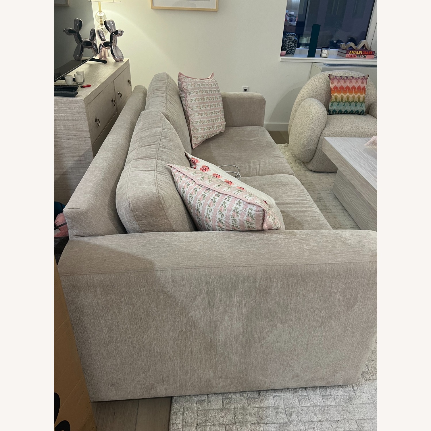 Crate & Barrel Natural 2 Seater Sofa - image-2