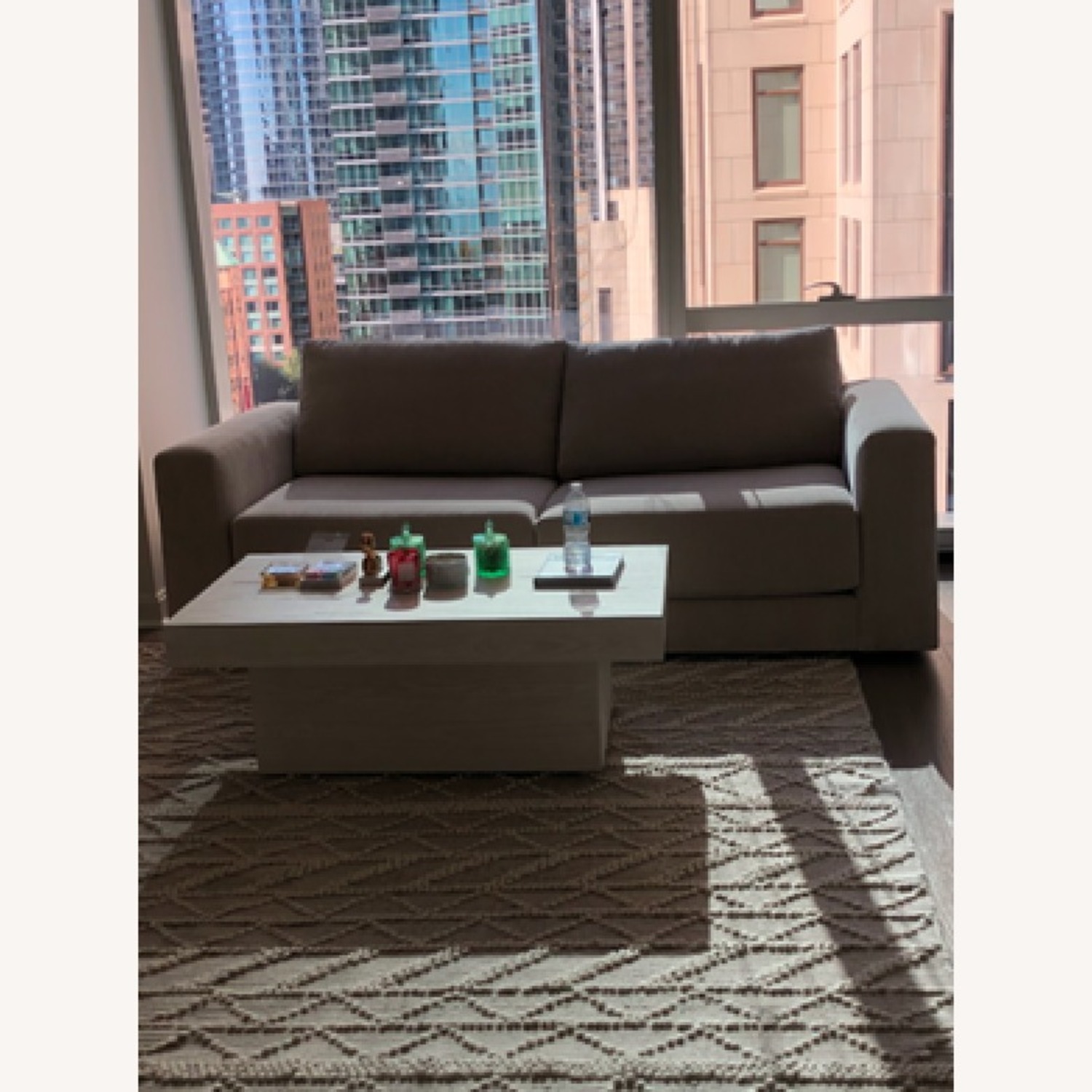 Crate & Barrel Natural 2 Seater Sofa - image-1