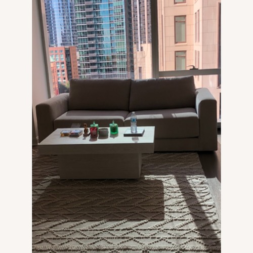 Used Crate & Barrel Natural 2 Seater Sofa for sale on AptDeco