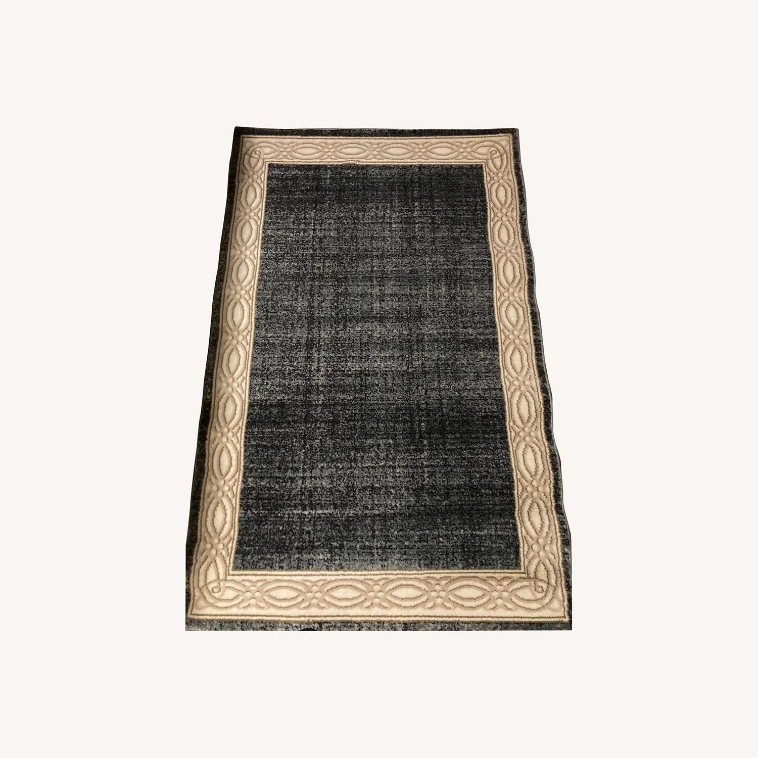 Blue and Gold Rug - image-0