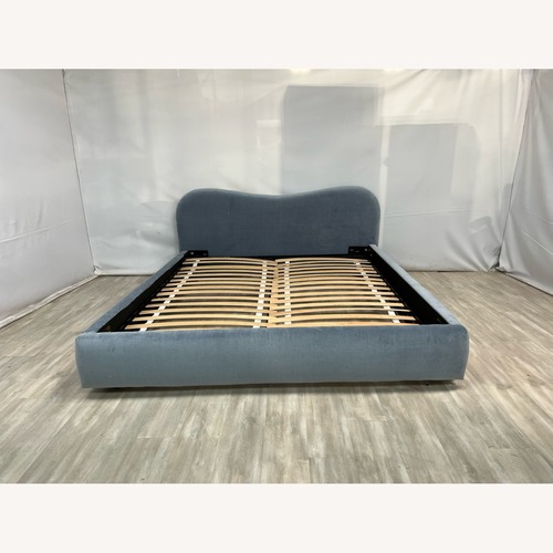 Used Furniture of America Upholstered Platform King Bed for sale on AptDeco