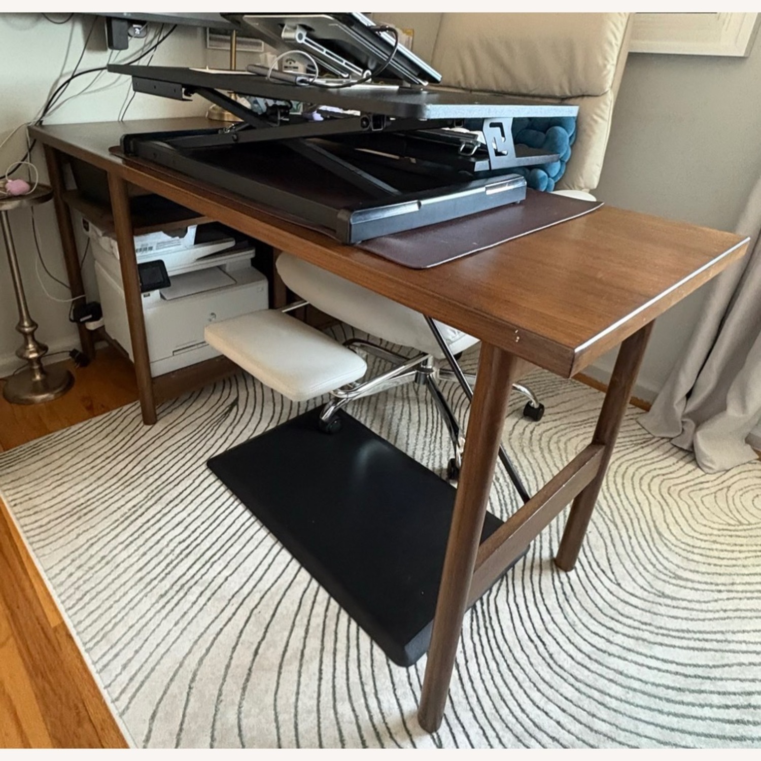 Pottery Barn Solid Wood Desk and File Cabinet  - image-5