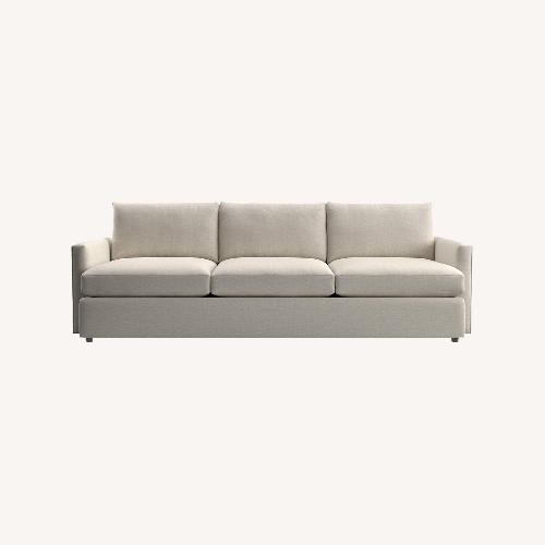 Used Crate & Barrel Lounge Deep Sofa + Storage Ottoman for sale on AptDeco