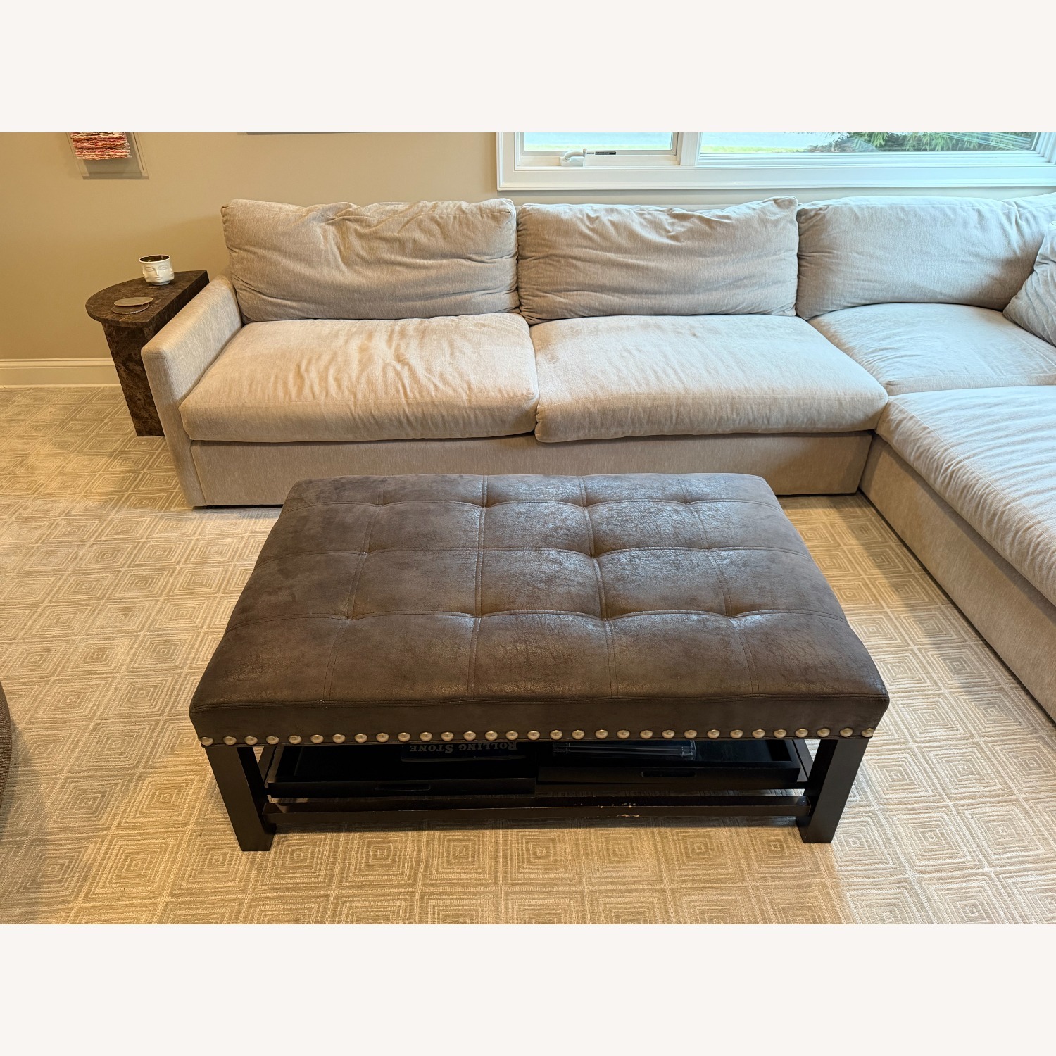 Arhaus Kipton Light Brown Fabric 2 Piece Sectional - image-2