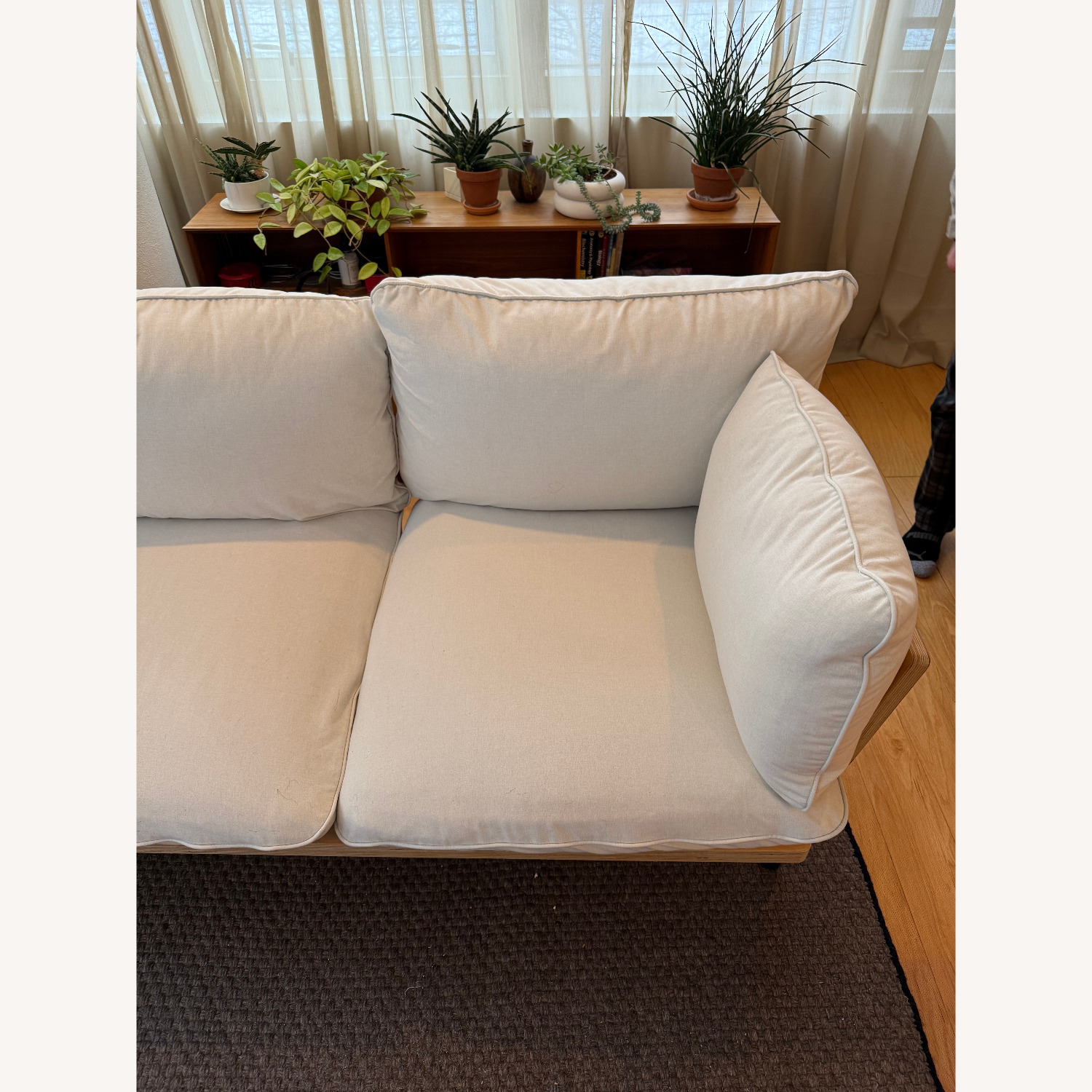 Floyd The Sofa 1.0 White Wood 3 Seater Sofa - image-4