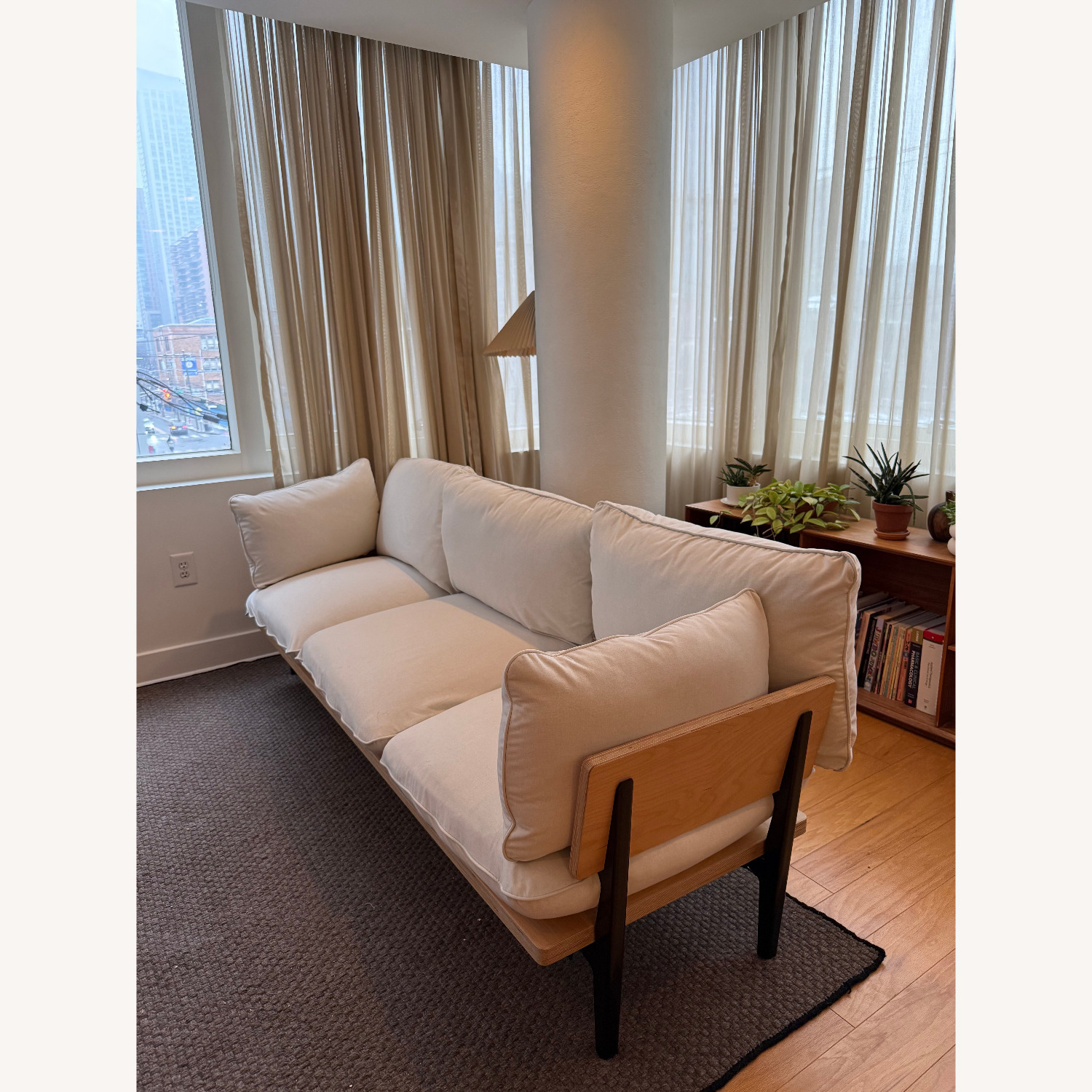 Floyd The Sofa 1.0 White Wood 3 Seater Sofa - image-1