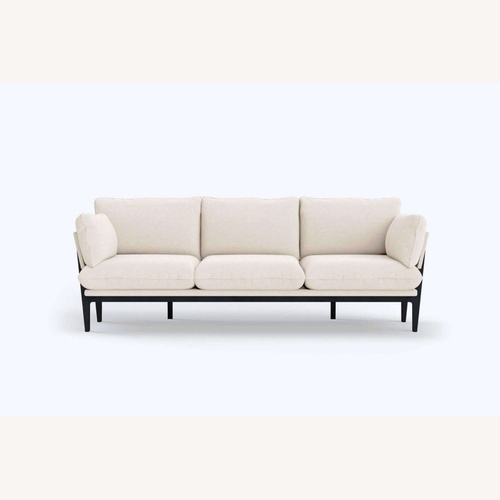 Used Floyd The Sofa 1.0 White Wood 3 Seater Sofa for sale on AptDeco
