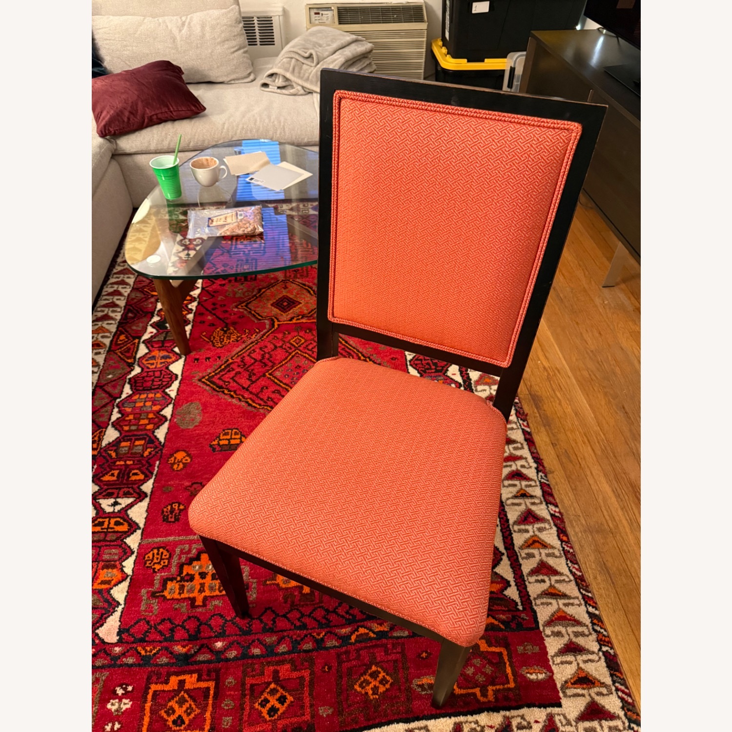 Crate & Barrel Wood Dining Chair - image-1