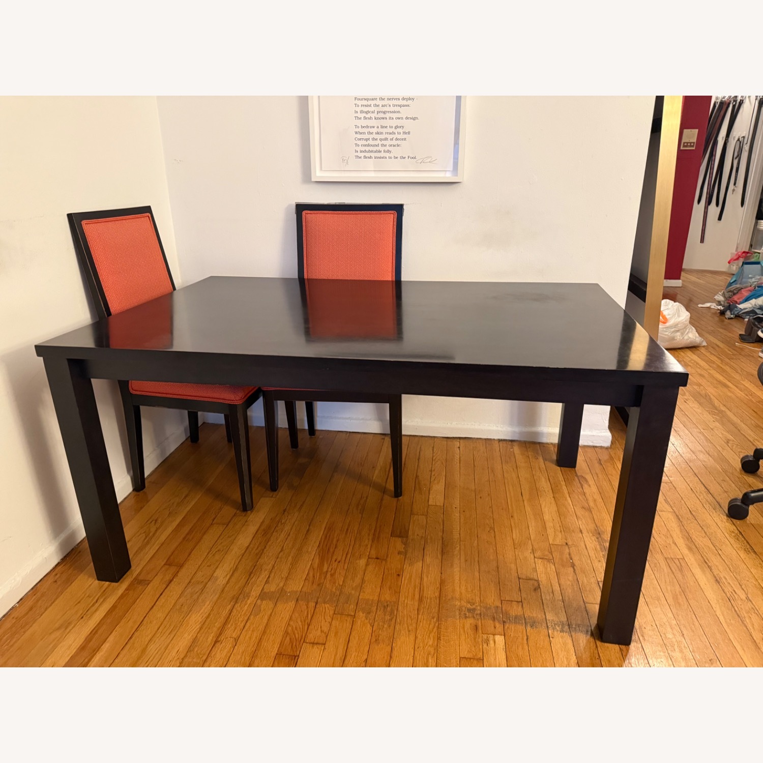 Room & Board Dark Brown Dining Table - image-2