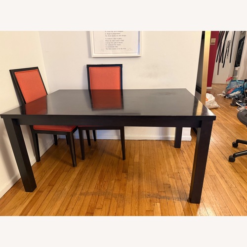 Used Room & Board Dark Brown Dining Table for sale on AptDeco