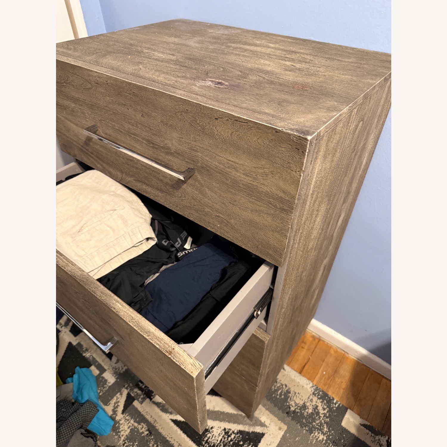 CB2 Light Gray Dresser - image-4