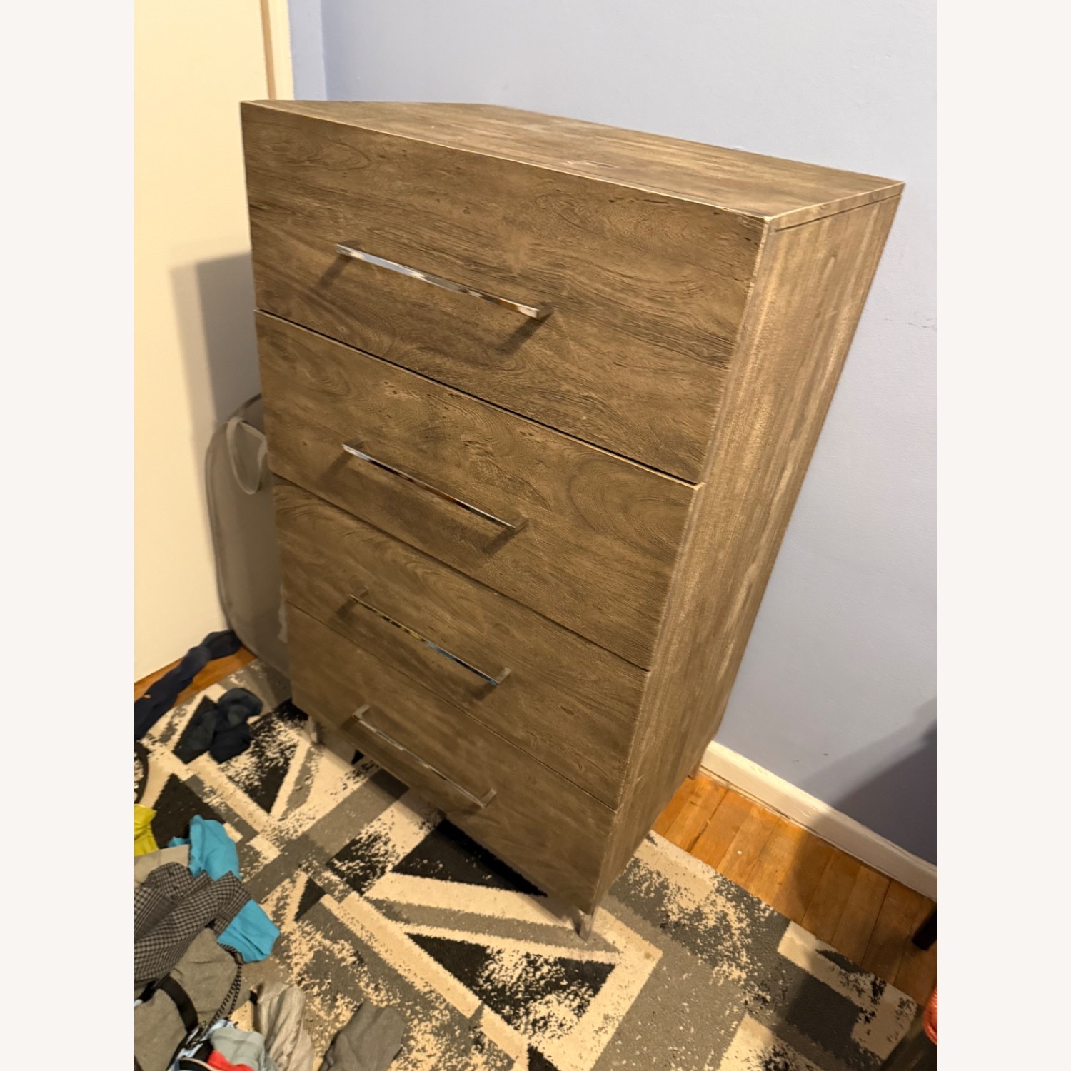 CB2 Light Gray Dresser - image-6