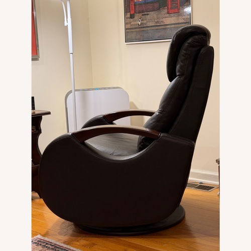 Used Leather Recliner Rocking Swivel Manual for sale on AptDeco