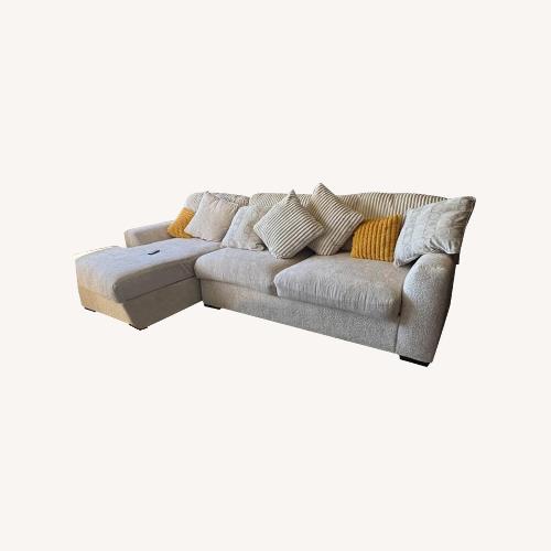 Used Light Gray 3+ Seater Sofa for sale on AptDeco