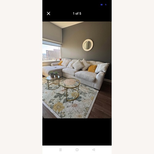 Used Light Gray 3+ Seater Sofa for sale on AptDeco