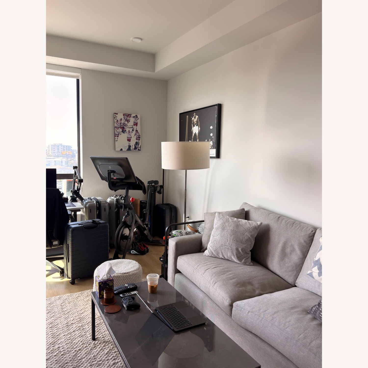 West Elm Overarching Floor Lamp - image-5